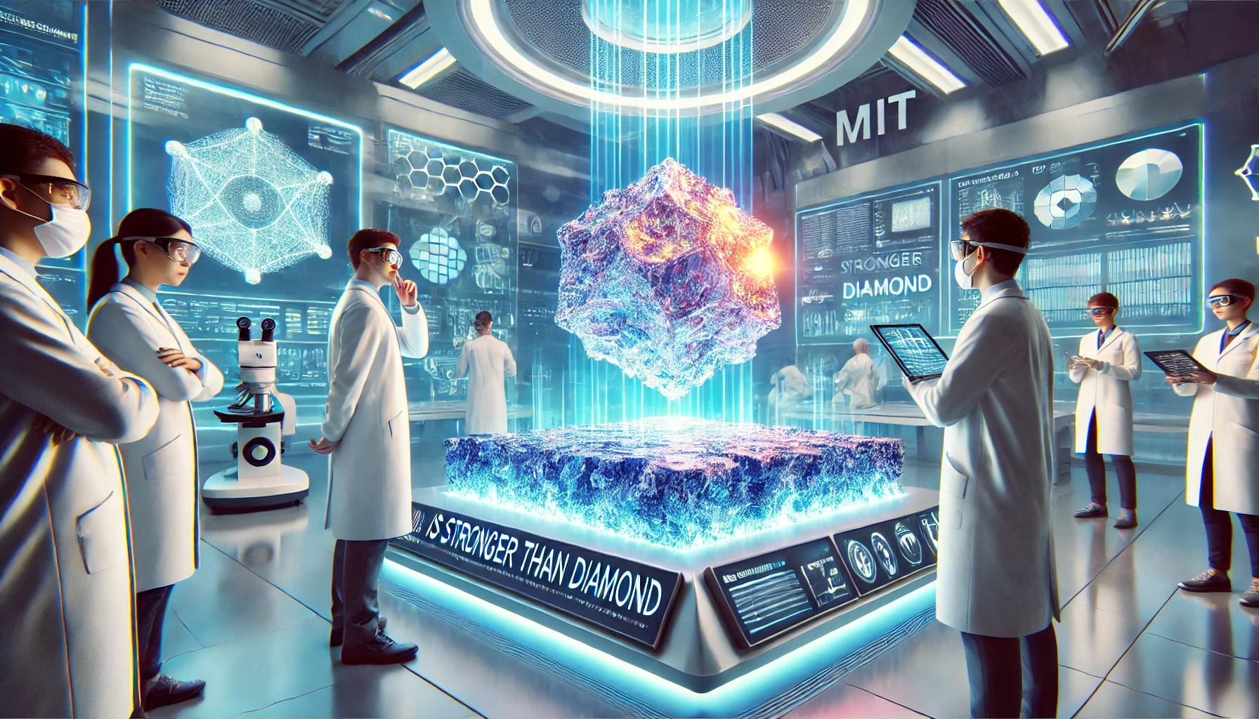 美国麻省理工学院（MIT）创造了比钻石更强的材料：材料科学的未来